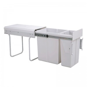 Door Mounted 36L Twin Bin