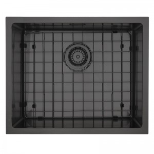 PVD Coloured 40L Matt Black Single Bowl Sink