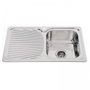 20L Main Bowl Sink & Fan Drainer