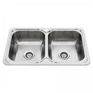 48L Double Bowl Sink