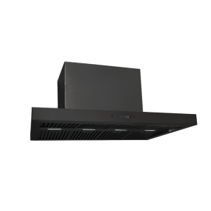 120cm Black Canopy Rangehood