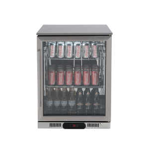 138L Single Left Hand Door Stainless Steel Beverage Fridge