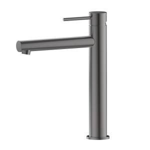 Highrise Gun Metal Basin Mixer