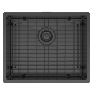 Hand Fabricated PVD Maxi Bowl Black 38L
